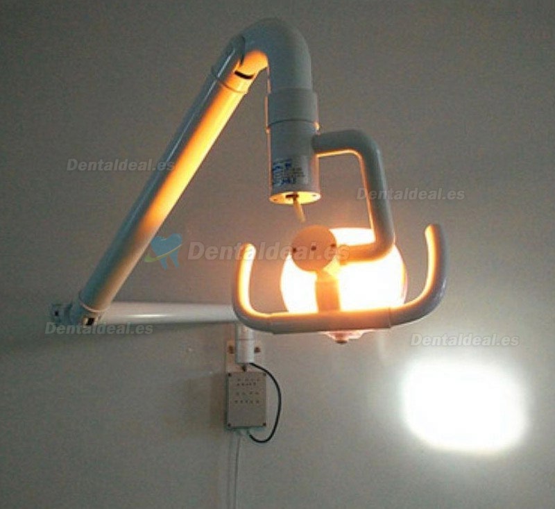 50W Lámpara Ligera Oral Médica del Colgante de Pared con la Luz Fría Shadowless del brazo